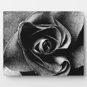 BLACK ROSE PLAQUE