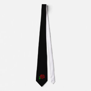 Black Rose Tie