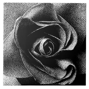 BLACK ROSE TILE
