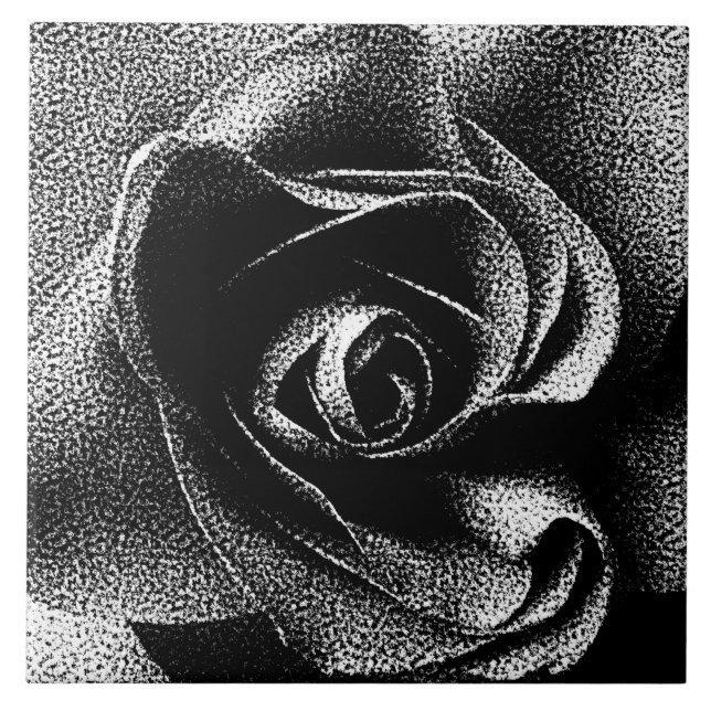 BLACK ROSE TILE (Front)