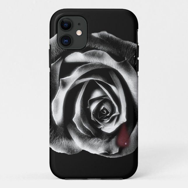 Black rose vampire iphone case (Back)