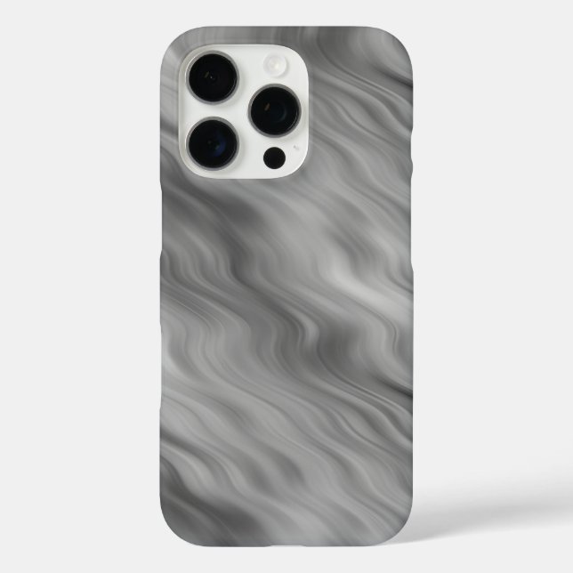 Black Rose Wavy Texture Case-Mate iPhone Case (Back)