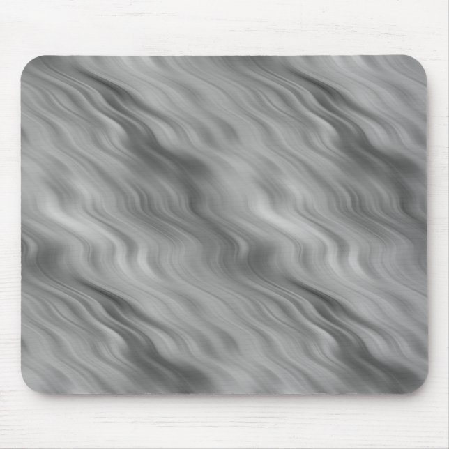 Black Rose Wavy Texture Mouse Pad (Front)