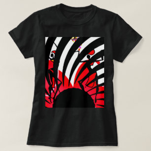 Black Roses Blouse T-Shirt