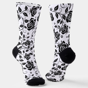 Black Roses Socks