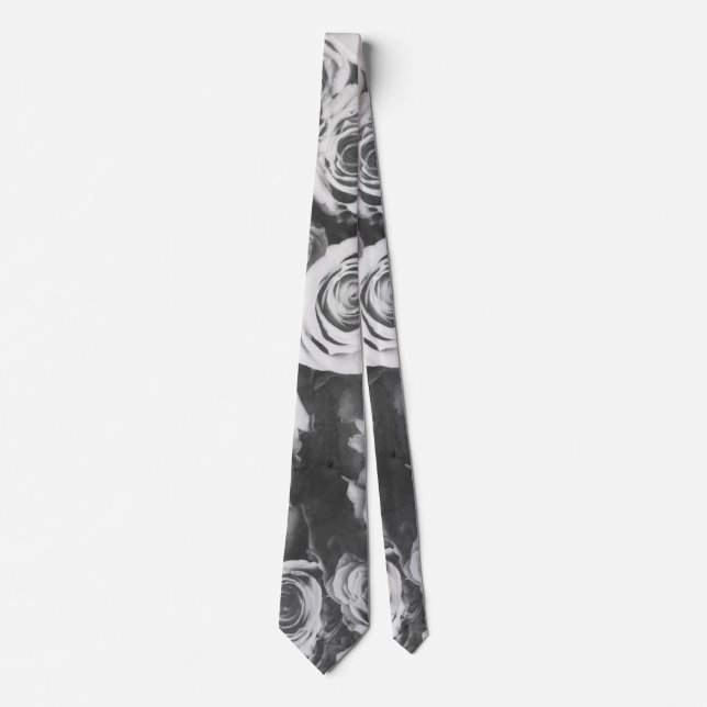 Black roses tie (Front)