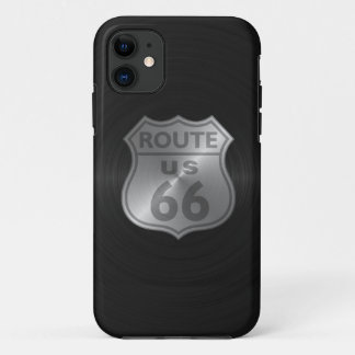 Black Route 66 iPhone 11 Case
