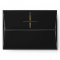 Black Royal Medieval Gold Sword Wedding Envelope