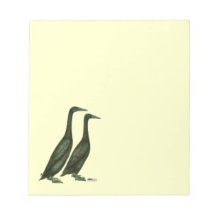 Black Runner Ducks Notepad