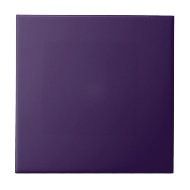 Black Russian, deep purple Tile (Front)