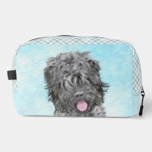 Black Russian Terrier BRT RBT Painting Pet Dog Art Dopp Kit