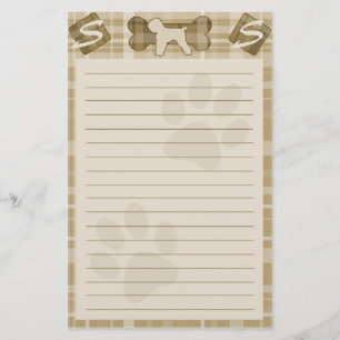 Black Russian Terrier Dog Breed Stationery