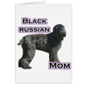 Black Russian Terrier Mom 4