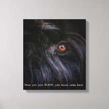 Black Russian terrier Print