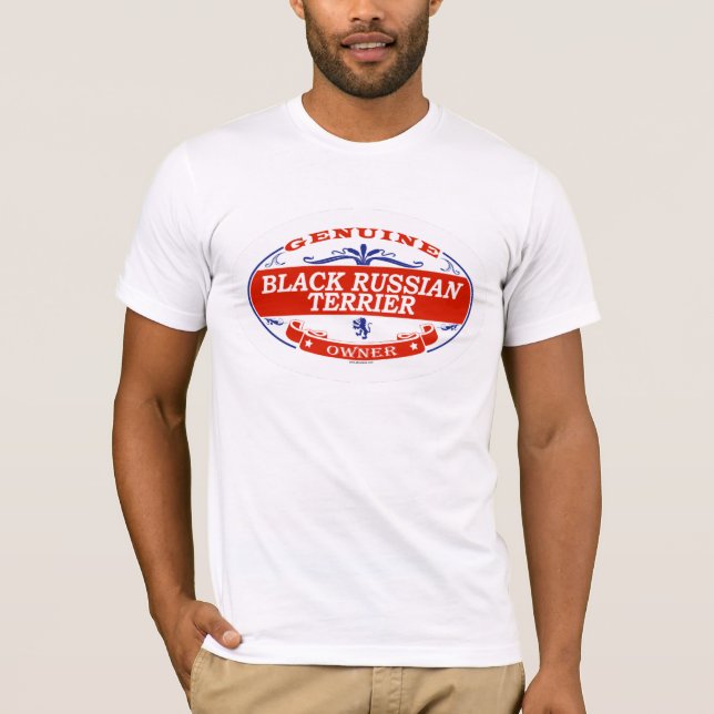 Black Russian Terrier T-Shirt (Front)