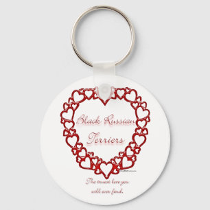 Black Russian Terrier True Love - Keychain