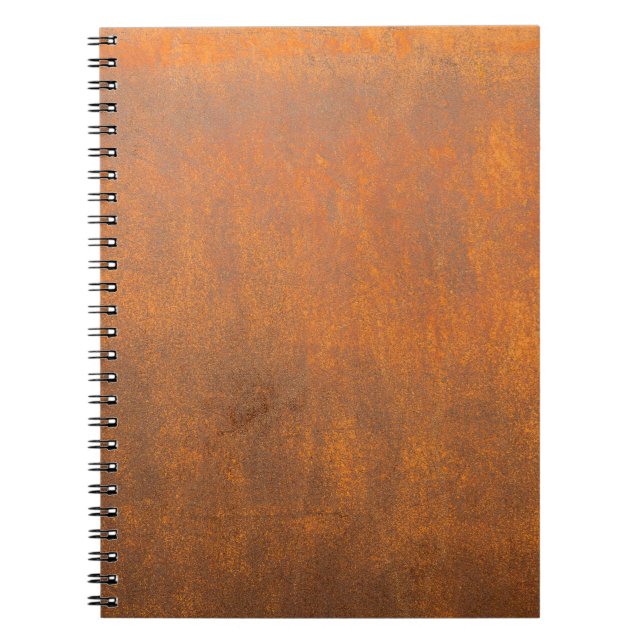 Black rust, metal texture close-up. notebook (Front)