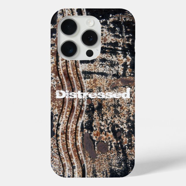 Black Rusty Metal Grunge Photograph Case-Mate iPhone Case (Back)