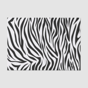 Black Safari Zebra Tissue Paper