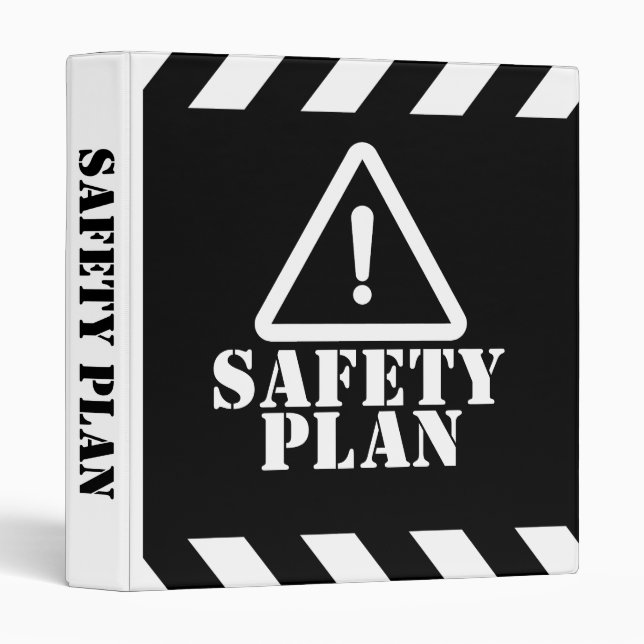 Black Safety Plan Binder (Front/Spine)