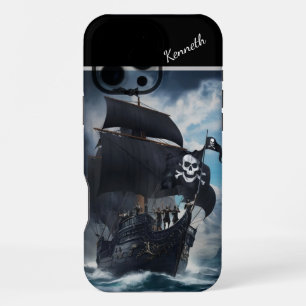 Black Sails In Stormy Seas iPhone 16 Pro Max Case