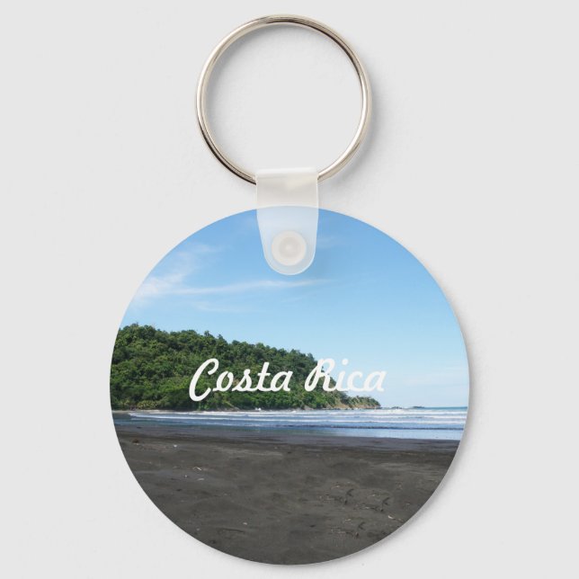Black Sand Beach Keychain (Front)