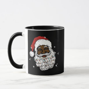 Black Santa Christmas Black History Xmas  Mug