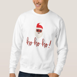 Black Santa Claus Ho Ho Ho Sweatshirt