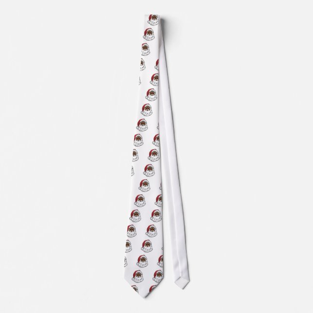 black santa claus tie (Front)