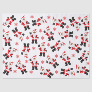 Black Santa Claus Tissue Paper