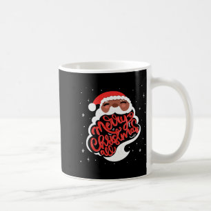 Black Santa Merry Christmas All Toddler T Shirt  Coffee Mug