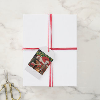 Black Santa & Mrs. Claus Christmas Tag
