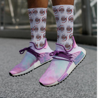 Black Santa Socks African American Santa Socks  
