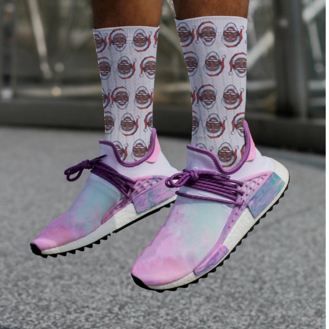 Black Santa Socks African American Santa Socks   (Creator Uploaded)