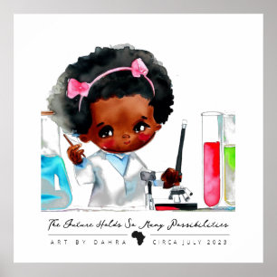 Black Scientist Poster