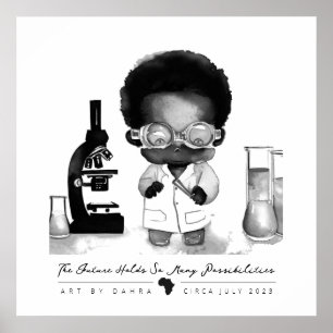 Black Scientist Poster