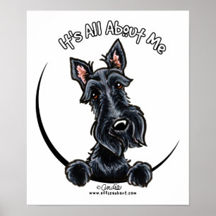 Black Scottie IAAM Poster