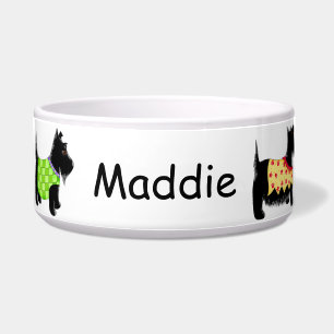 Black Scottie Terrier Dogs Name Personalized