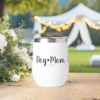 Black Script Established Dog Mom