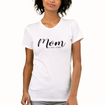 Black Script Established Mom T-Shirt