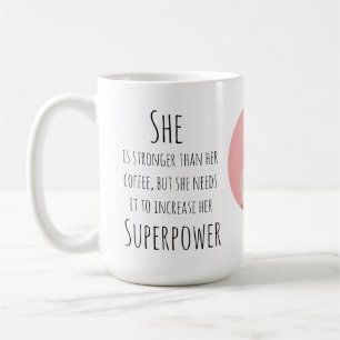 Black Script Funny Quote One Photo Coffee Mug
