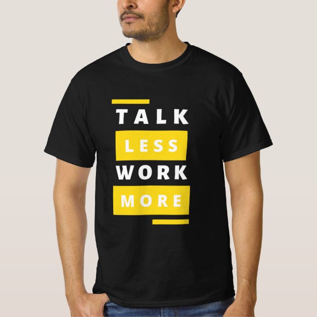 Black script typography cute modern stylish chic  T-Shirt (Front)
