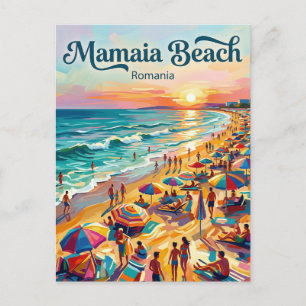 Black Sea Coast (Mamaia) Romania Postcard