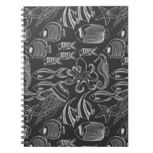 Black Sea Pattern Notebook