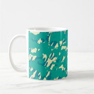 Black Seamless Colour vintage Art. Vivid Repeated  Coffee Mug