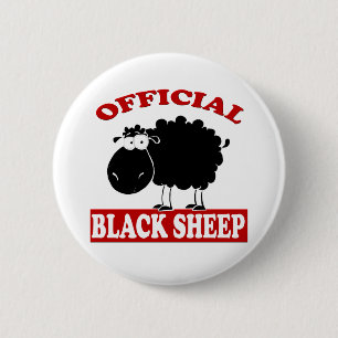 Black Sheep 2 Inch Round Button