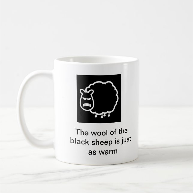 Black Sheep Coffee Mug (Left)