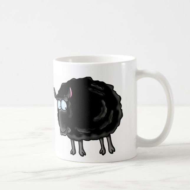 Black sheep coffee mug (Right)