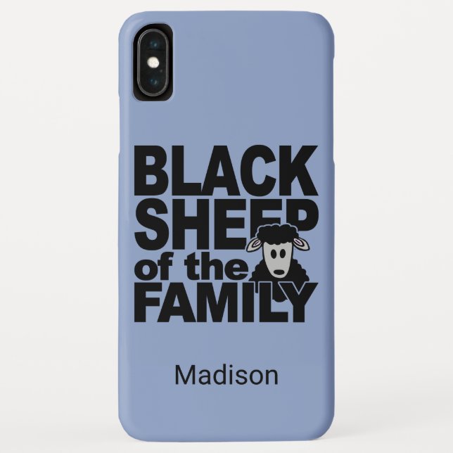 Black Sheep custom name & colour phone cases (Back)
