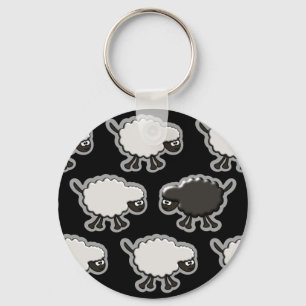 Black Sheep Design Keychain